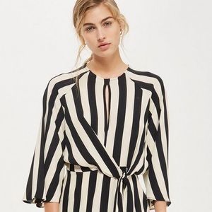 Topshop Tie Blouse